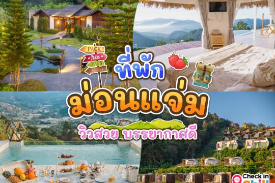 20 ที่พัก ม่อนแจ่ม 2025 วิวสวย บรรยากาศดี มองเห็นทะเลหมอก